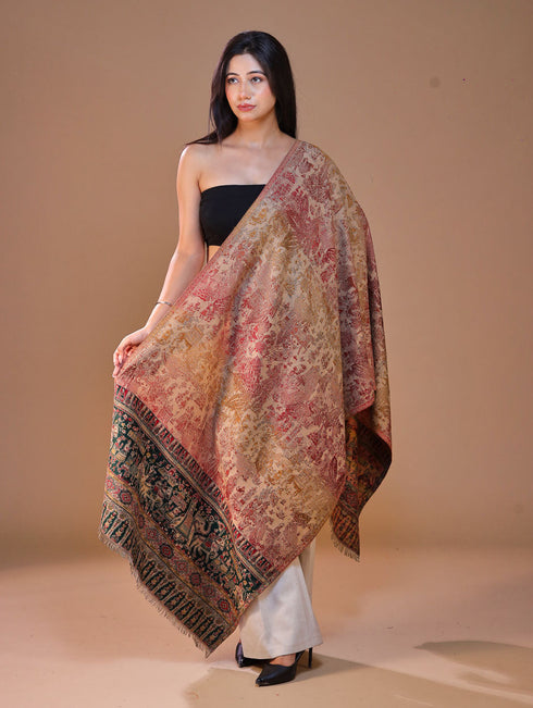 Women's Jamawar Wool Stole
